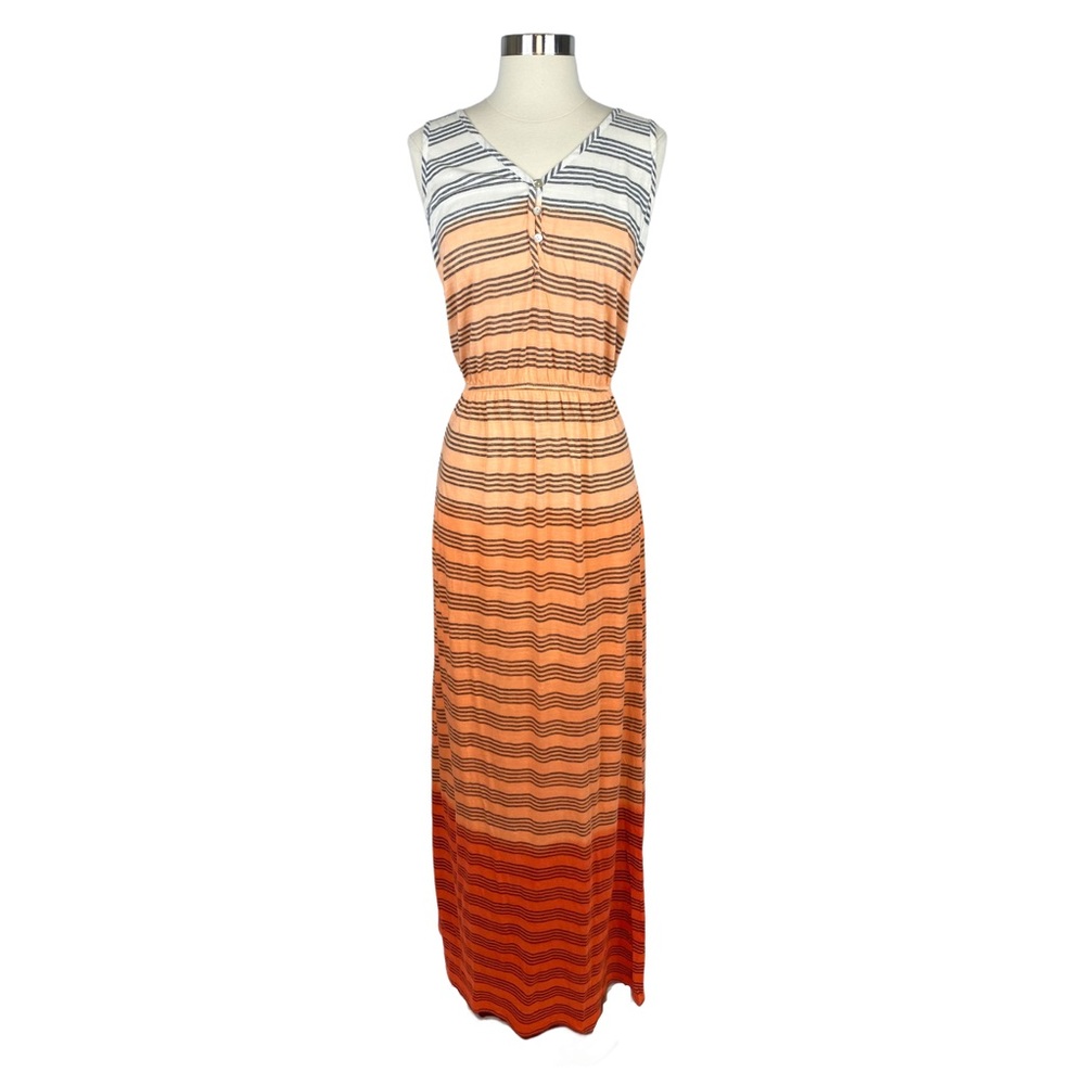 LAmade x REVOLVE Ombre Striped V-Neck Sleeveless Maxi Dress - Size XS - Picture 2 of 5